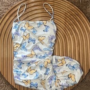 Butterfly mini dress